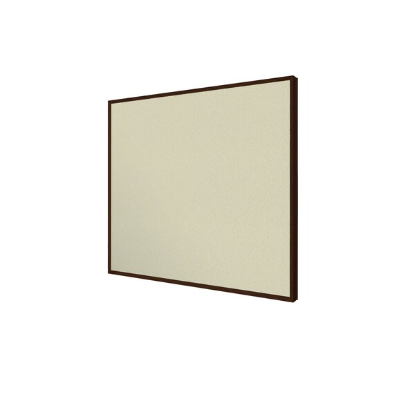 Ghent Bulletin Board, Fabric, 2 ft H x 3 ft W, Walnut Modern Frame, Beige IMM23WNF90 - main